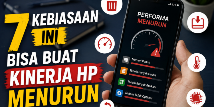 7 Kebiasaan Ini Bisa Buat Kinerja HP Menurun