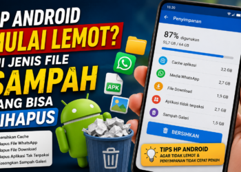 HP Android Mulai Lemot? Ini Jenis File Sampah