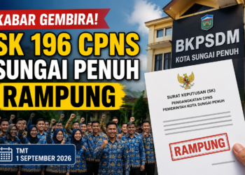 Kabar Gembira! SK 196 CPNS Sungai Penuh Rampung