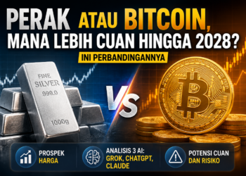 Melihat Potensi Cuan antara Perak dan Bitcoin