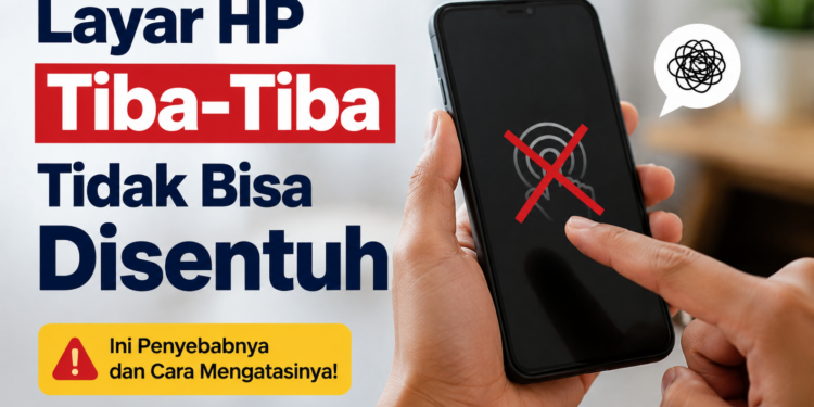Layar HP Tiba-Tiba Tidak Bisa Disentuh
