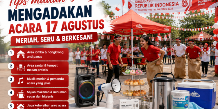 Simak! 5 Tips Mudah Membuat Acara 17 Agustus