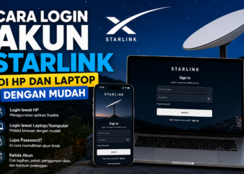 Cara Login Akun Starlink di HP dan Laptop dengan Mudah