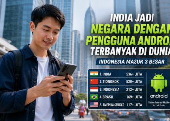 Negara Pengguna Android terbanyak di Dunia