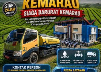 Ancaman Kekeringan, Perumda Tirta Sakti Kerinci Bentuk Satgas