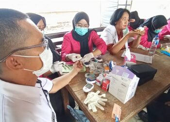 Petugas Karhutla Tebo Jalani Pemeriksaan Kesehatan