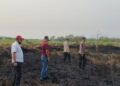 Lahan di Semerap Terbakar