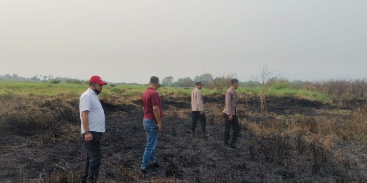 Lahan di Semerap Terbakar