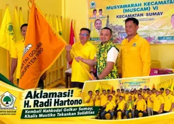 H. Radi Hartono Kembali Nahkodai Golkar Sumay