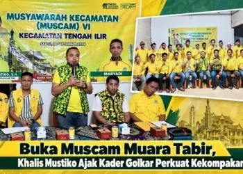 Khalis Mustiko Bakar Semangat Kader Golkar Muara Tabir