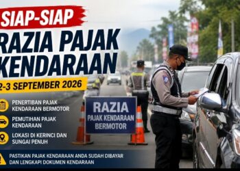 Siap-siap Razia Pajak Kendaraan di Kerinci