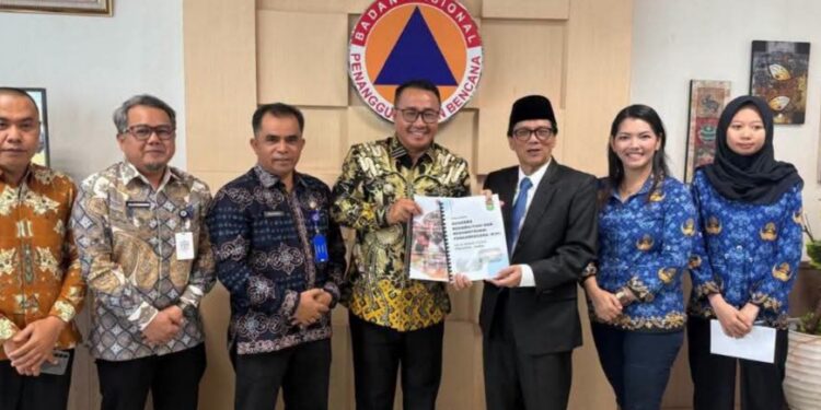 Sambangi BNPB, Wako Alfin Bawa Usulan Rehabilitasi Infrastruktur & Penanganan Bencana