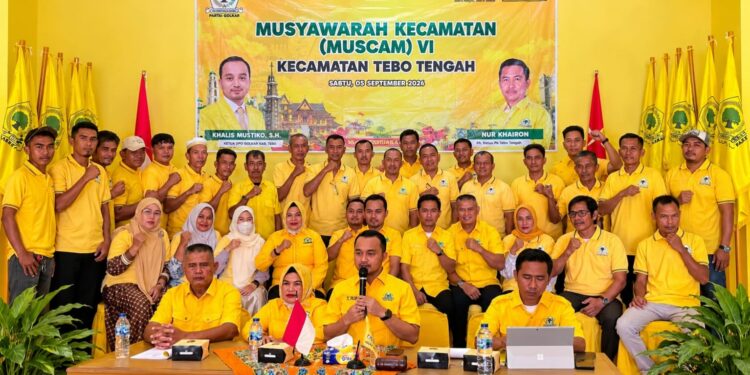 Saripuddin Nahkodai Golkar Tebo Tengah