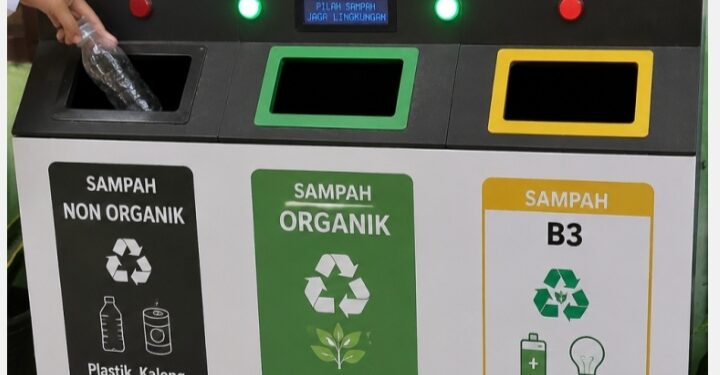 Ada Tong Sampah Pintar di SMPN 13 Kerinci