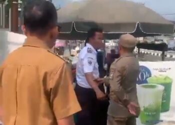 Penertiban PKL di Sungai Penuh Diwarnai Cekcok