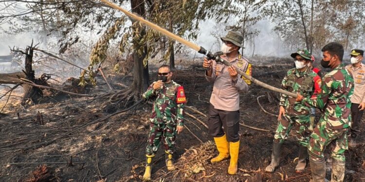 Polda Jambi Cek Karhutla di HLG Londerang