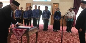 Tiga Pejabat Eselon II Tanjabtim Dilantik