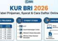 KUR BRI 2026, Plafon Rp90 Juta dan Simulasi Tabel
