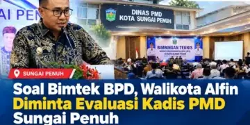 Wako Alfin Diminta Evaluasi Kadis PMD Sungai Penuh