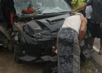 Kecelakaan di Jalan Lintas Muaro Jambi