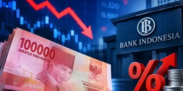 Rupiah Melemah, Risiko Suku Bunga Tinggi Bertahan