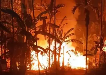 Satu Unit Rumah Warga di Tangkit Muaro Jambi Ludes Terbakar