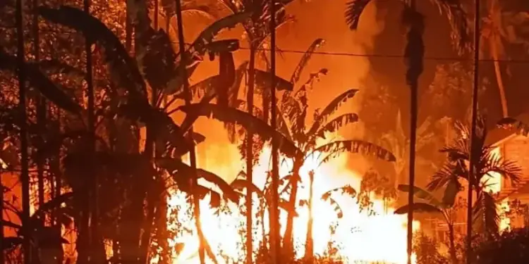 Satu Unit Rumah Warga di Tangkit Muaro Jambi Ludes Terbakar