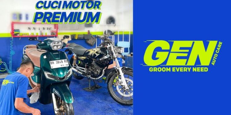 GEN Autocare Sungai Penuh Berikan Layanan Cuci Motor Modern
