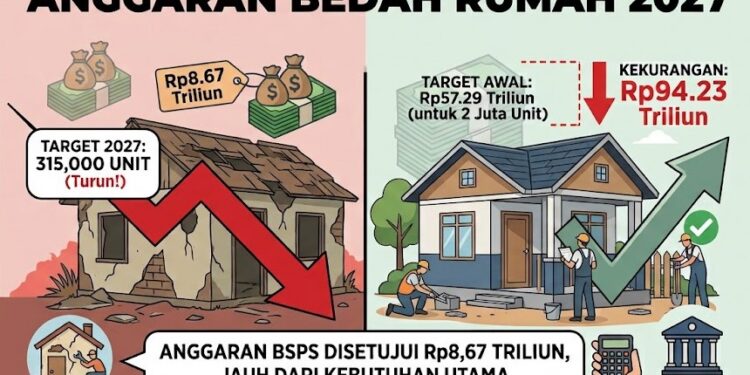 Anggaran Bedah Rumah 2027 Rp8,67 Triliun