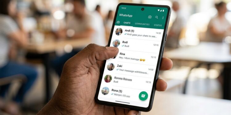 Login WhatsApp di Laptop Orang Lain