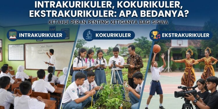 Ini Perbedaan Intrakurikuler, Kokurikuler, dan Ekstrakurikuler