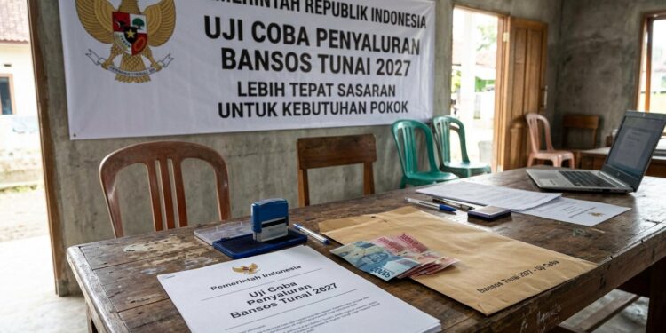 Uji Coba Penyaluran Bansos Tunai pada 2027