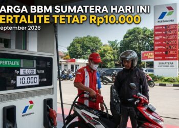 Harga BBM Sumatera Hari Ini 8 September 2026