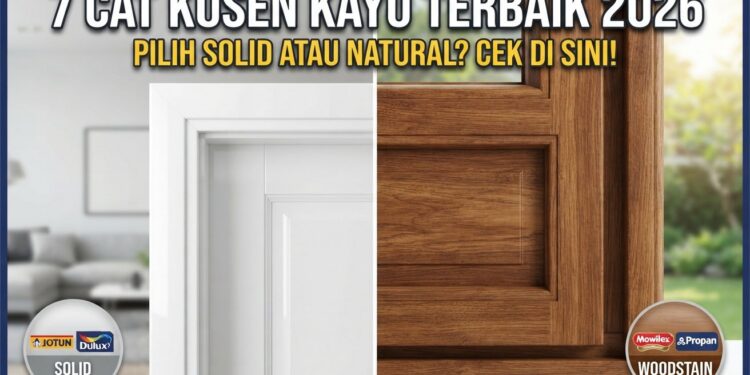 Rekomendasi Cat Kusen Kayu Terbaik 2026