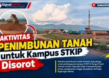 Aktivitas Penimbunan Tanah untuk Kampus STKIP Disorot 