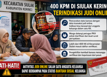 400 Lebih Keluarga Penerima Bansos di Siulak Kerinci Terancam