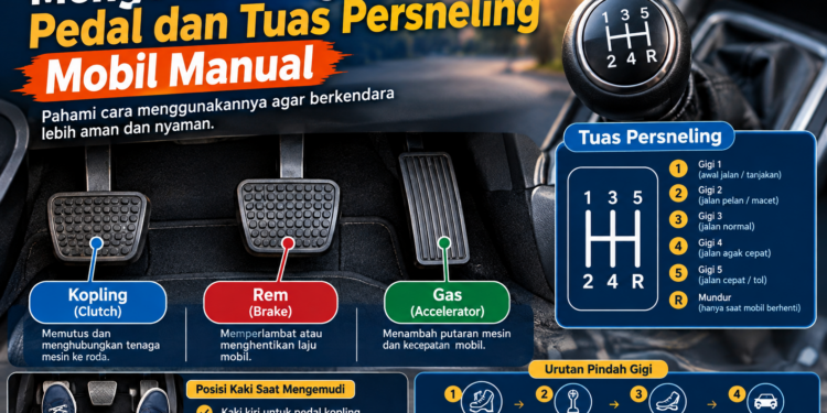 Mengenal Fungsi Pedal dan Tuas Persneling