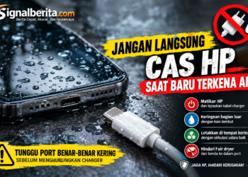 HP Terkena Air Jangan Langsung Cas