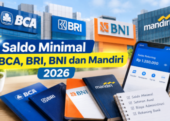 Ini Saldo Minimal BCA, BRI, BNI dan Mandiri 2026