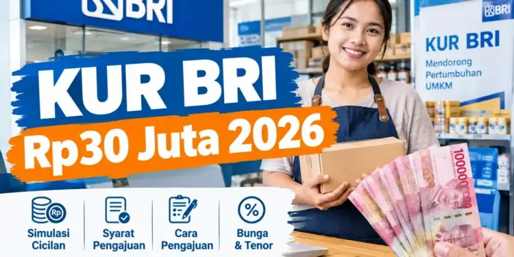 KUR BRI Rp30 Juta 2026: Lihat Simulasi Angsuran
