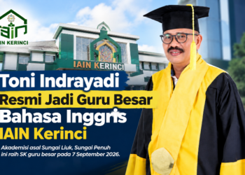 Toni Indrayadi Capai Puncak Karier Akademik menyandang gelar Guru Besar