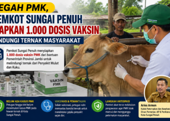 Pemkot Sungai Penuh Siapkan 1.000 Vaksin