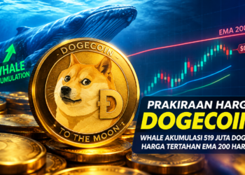 Harga Dogecoin Tertahan EMA 200 Hari