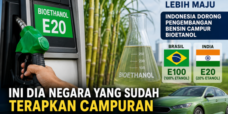 Brasil dan India sudah Diterapkan Bensin Campur Bioetanol
