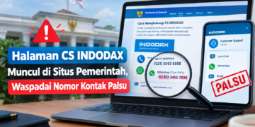 Halaman CS INDODAX Muncul di Situs Pemerintah