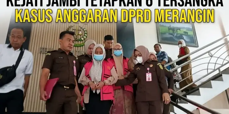 Kejati Jambi Tetapkan 6 Tersangka Korupsi Anggaran DPRD Merangin