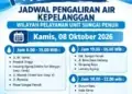 Perumda Tirta Khayangan Sampaikan Jadwal Air Mengalir