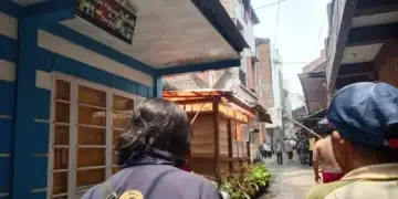 Kebakaran di kawasan Pasar Baru Sungai Penuh