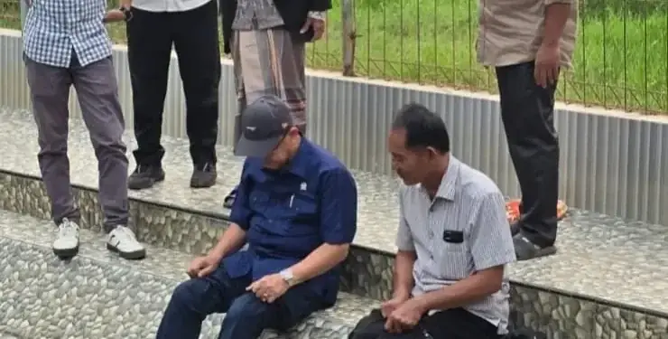 Cek Endra Kunjungi Aek Hangat