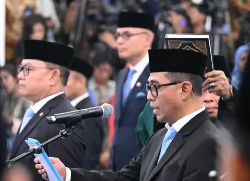 Nuzran Joher Resmi Dilantik sebagai Ketua Ombudsman RI